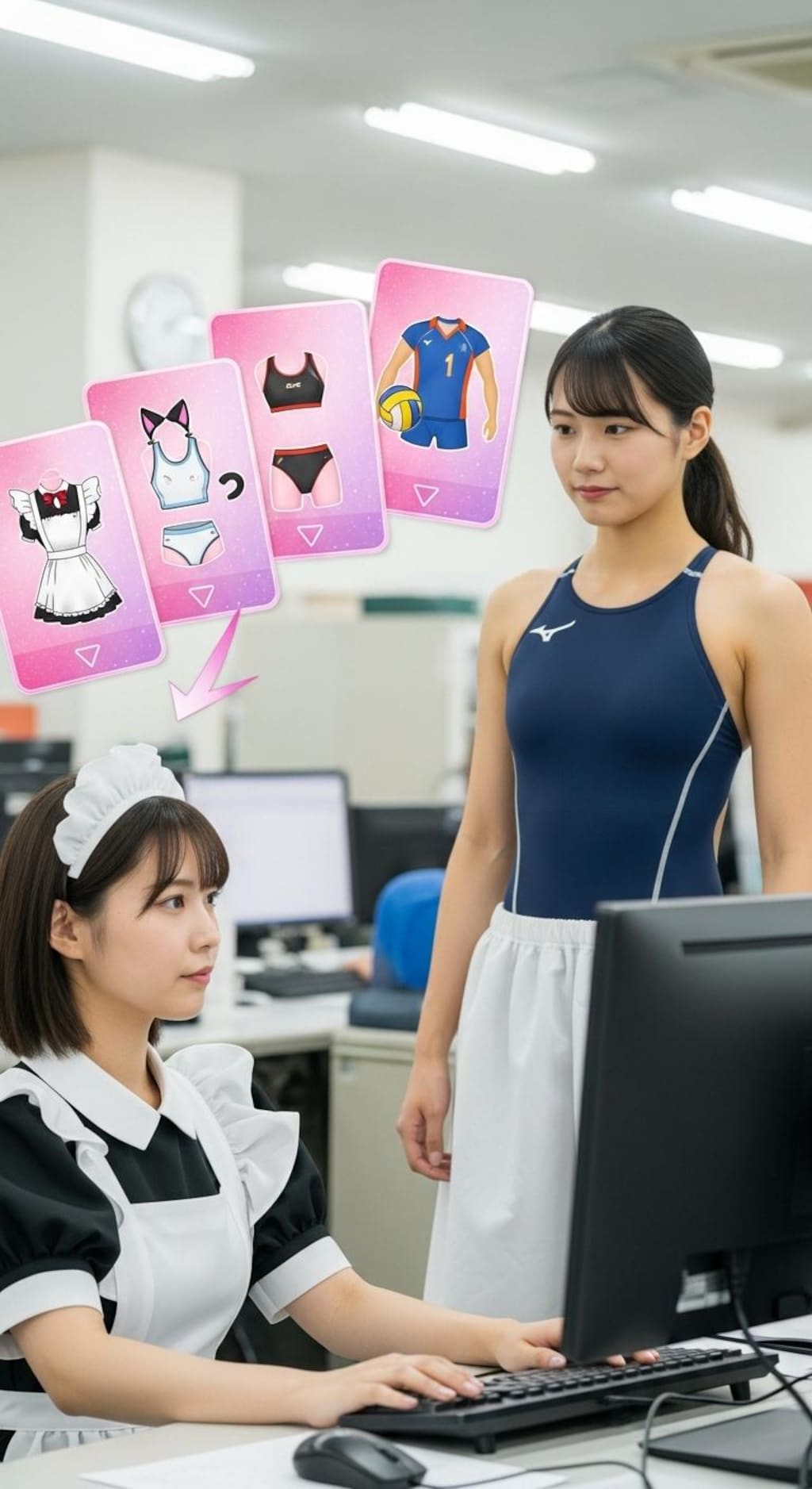 社員のコスチュームを自由にカスタマイズしたい