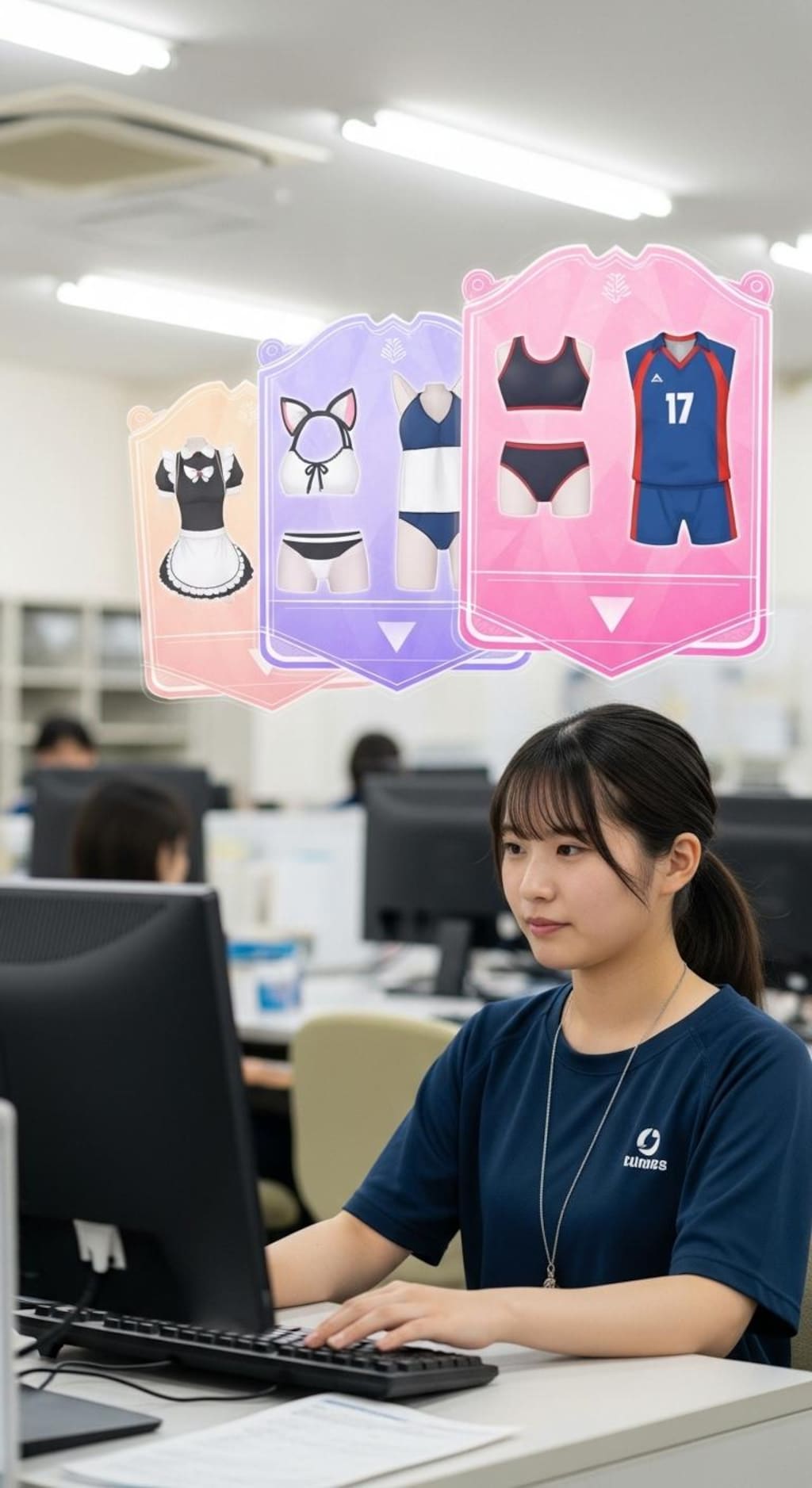 社員のコスチュームを自由にカスタマイズしたい