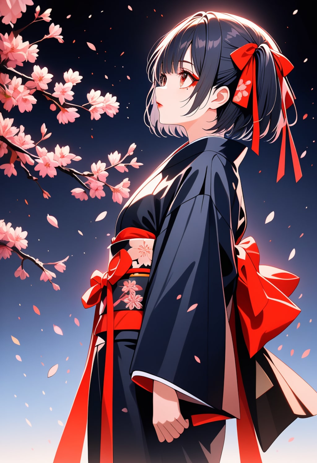 夜桜