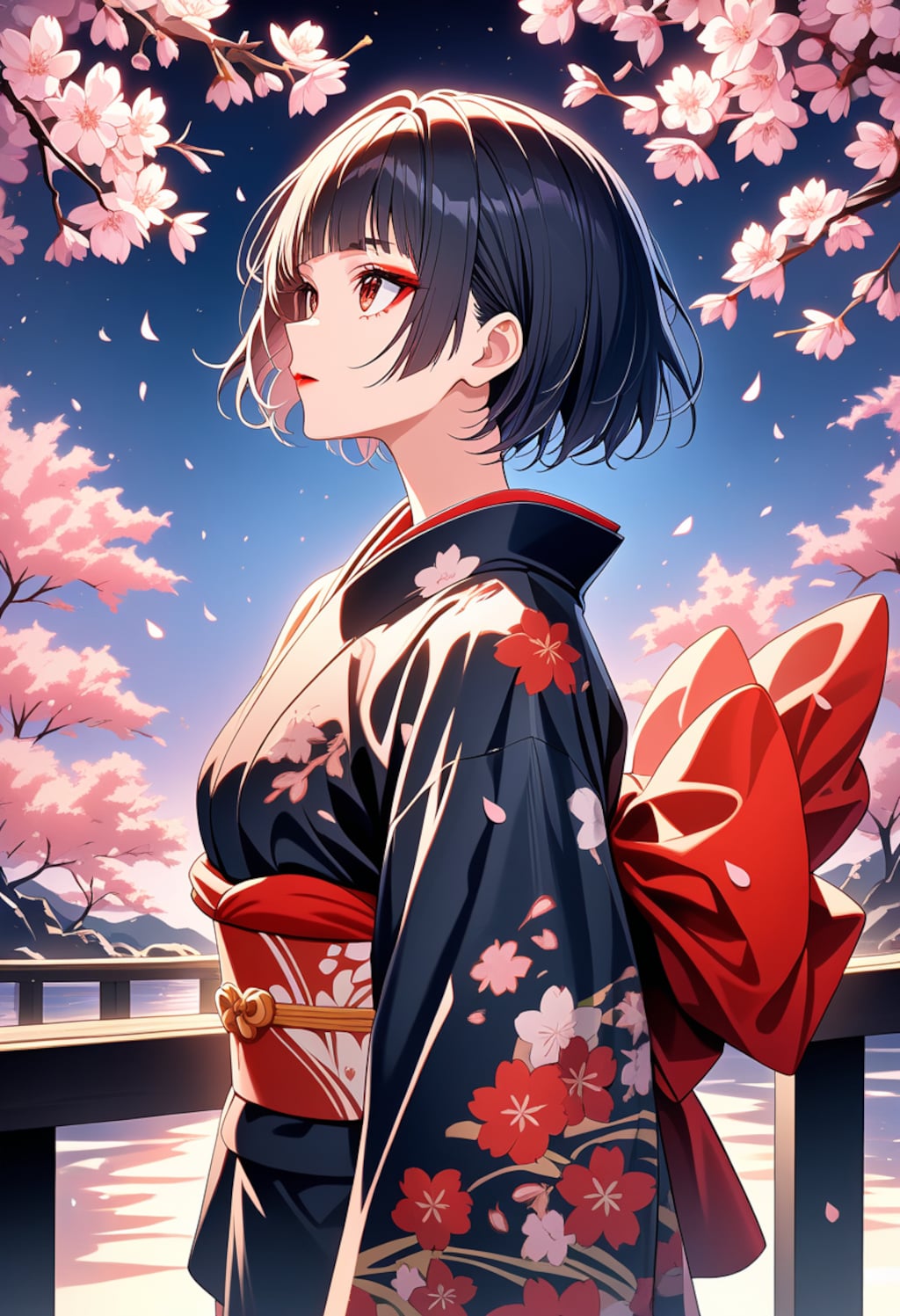 夜桜