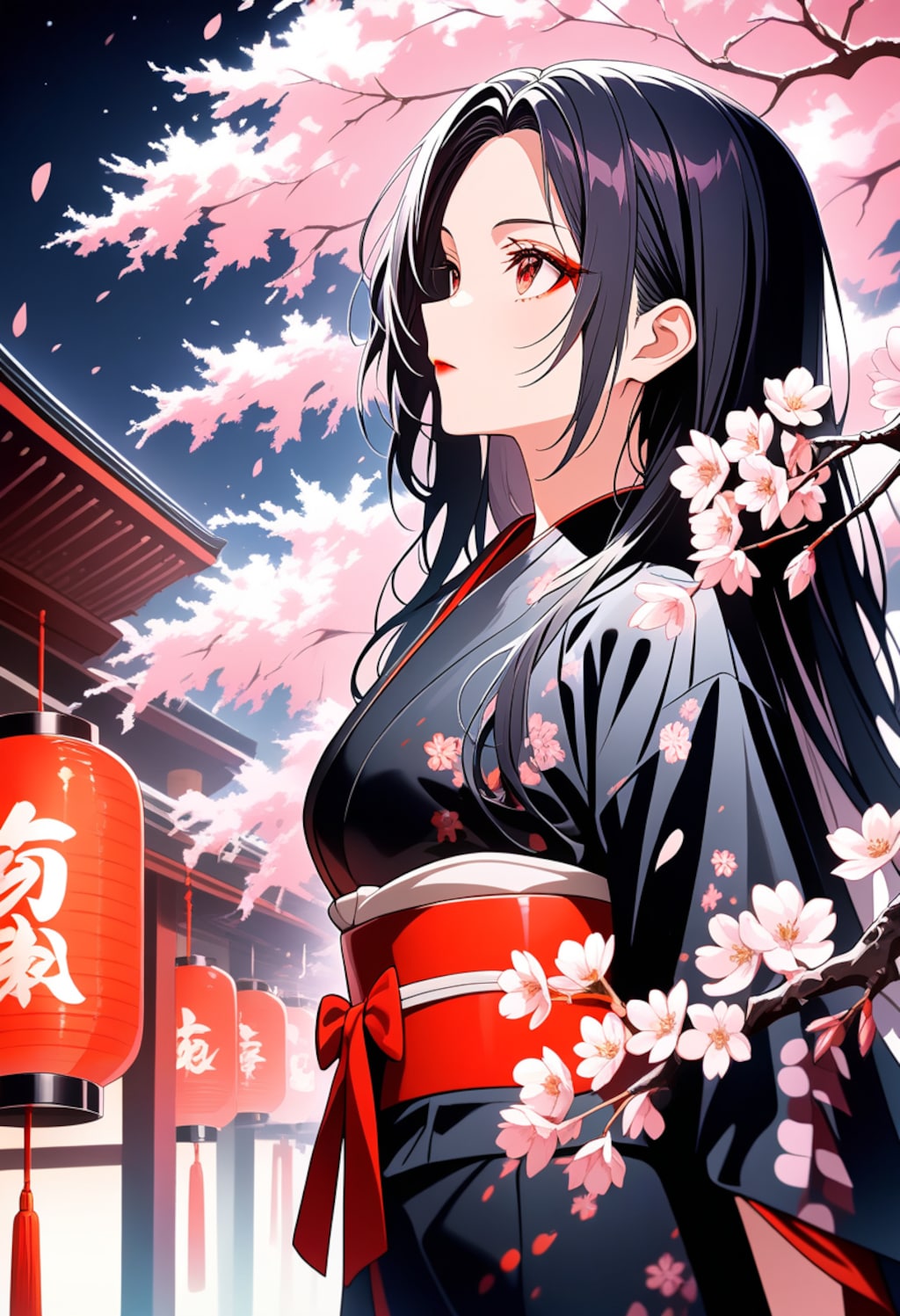 夜桜