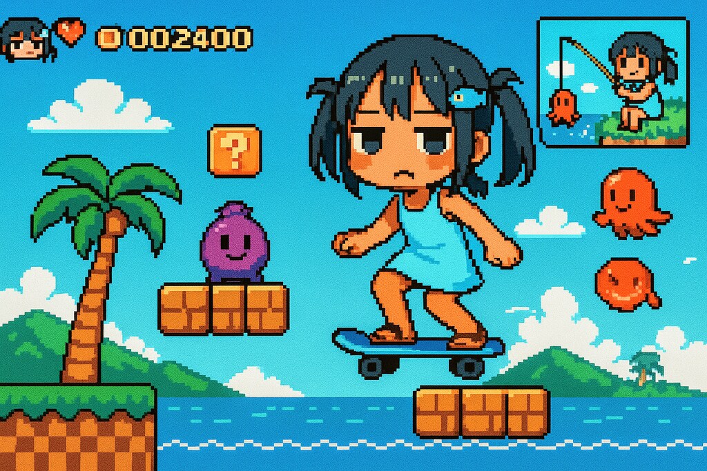 アクションゲームのこなつちゃん