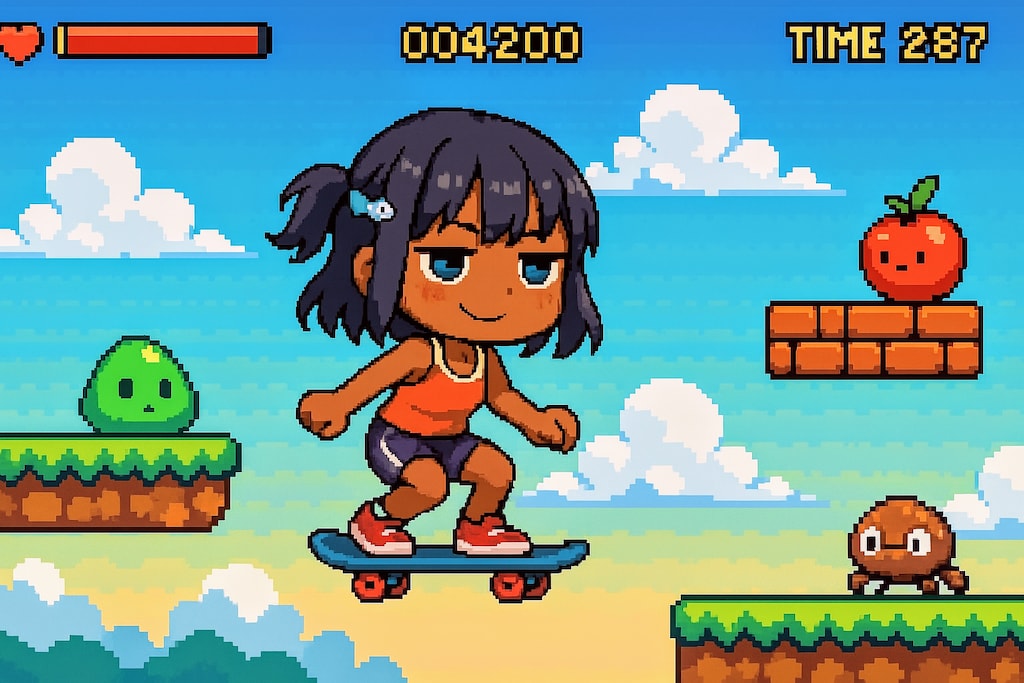 アクションゲームのこなつちゃん