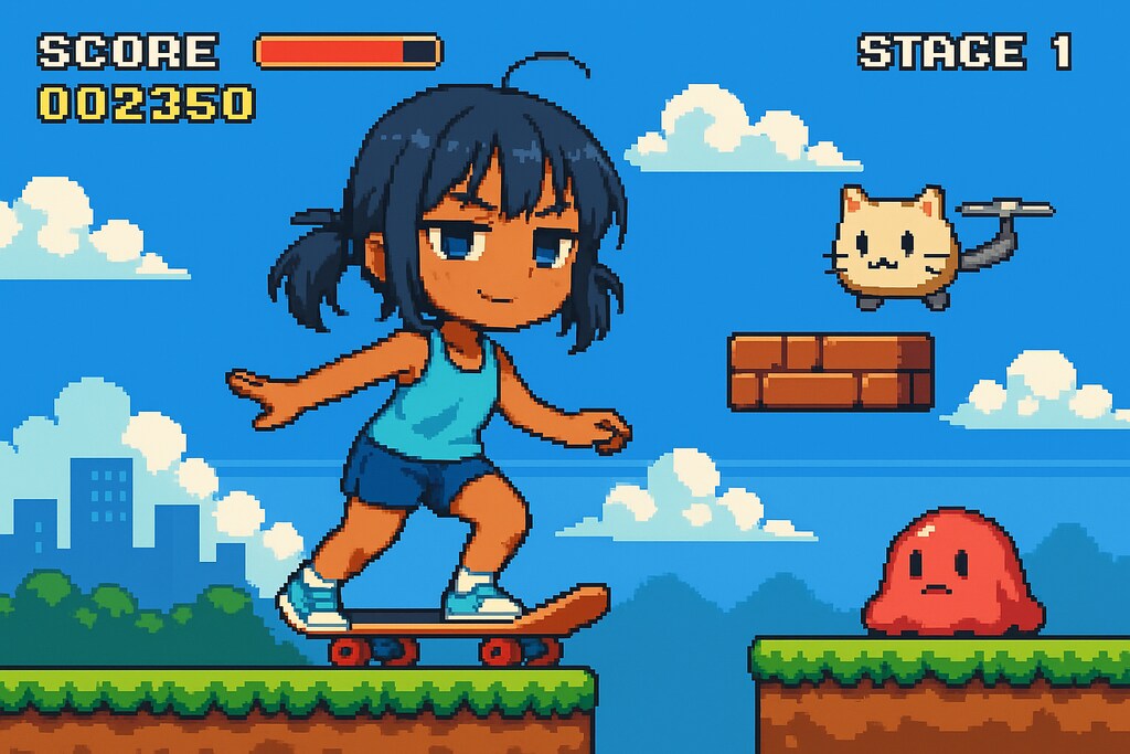 アクションゲームのこなつちゃん