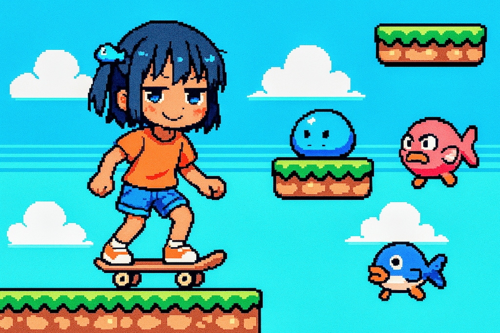 アクションゲームのこなつちゃん