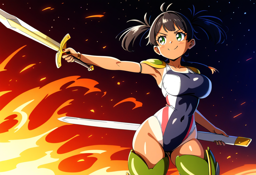 看板娘205　「爆ぜる剣」緋野ゆかり(再投稿)