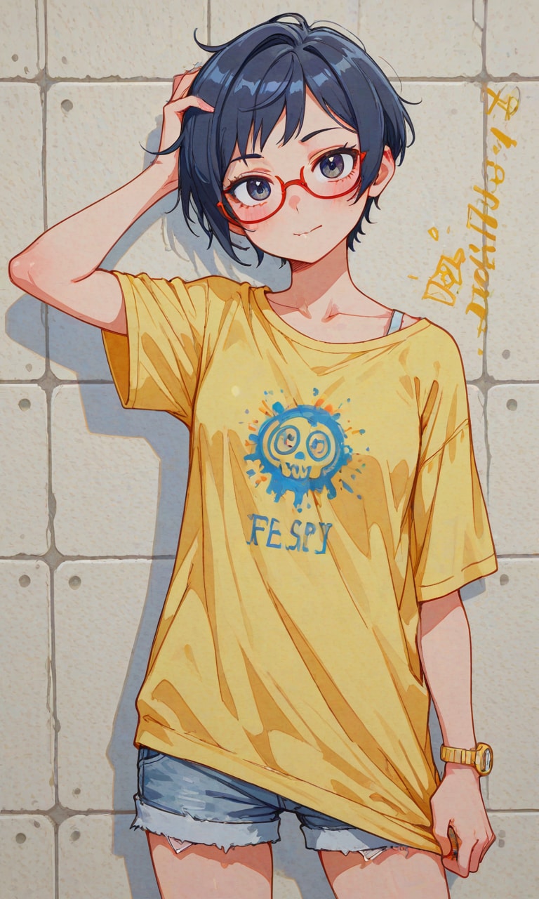 夏のラフな格好