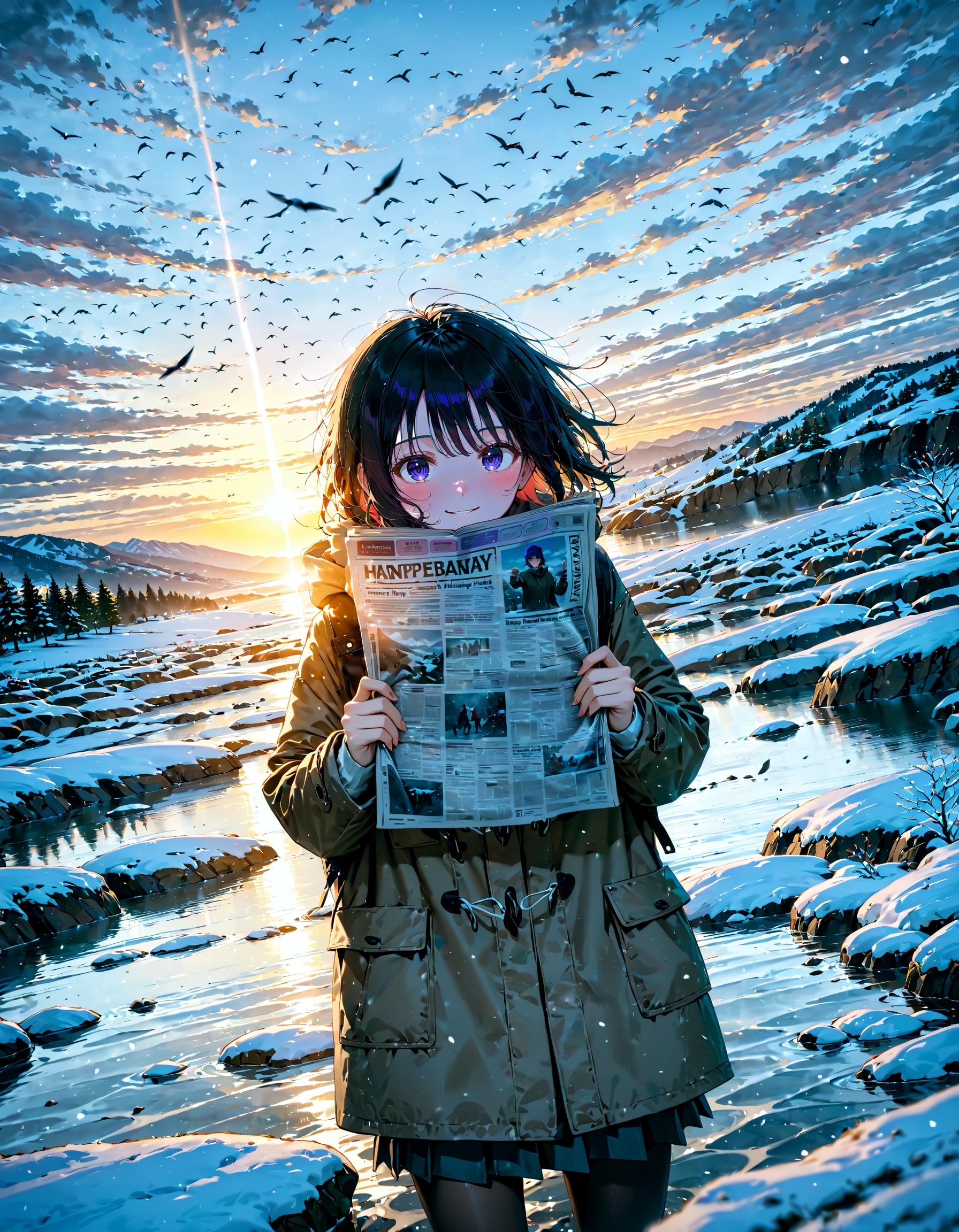 今日は東京初の日刊新聞創刊日　その３ | の人気AIイラスト・グラビア