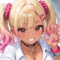 ツインテールのギャルちゃん 3枚目