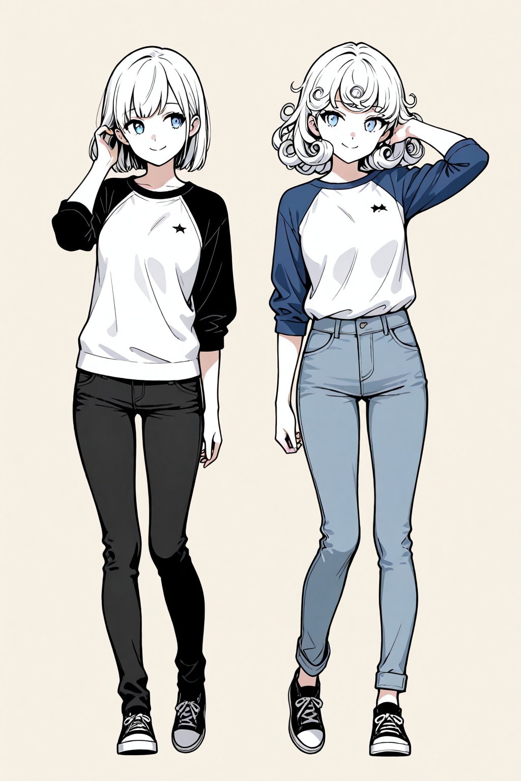 仲良し姉妹 | の人気AIイラスト・グラビア