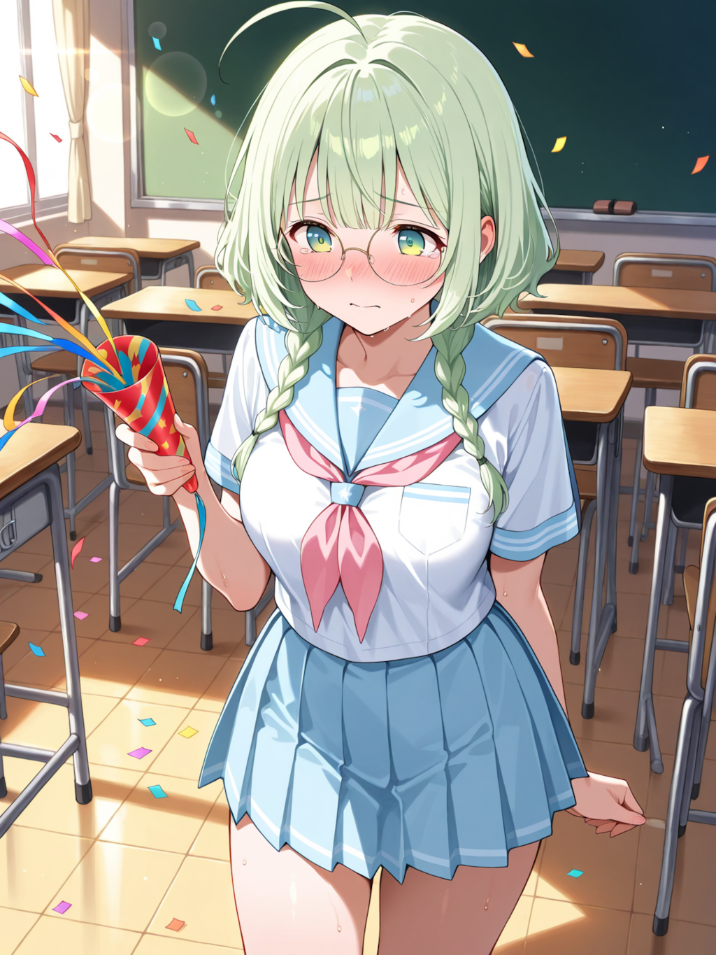 どうして私がこんな格好で！