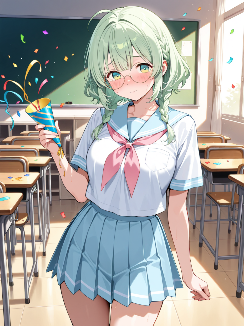 どうして私がこんな格好で！