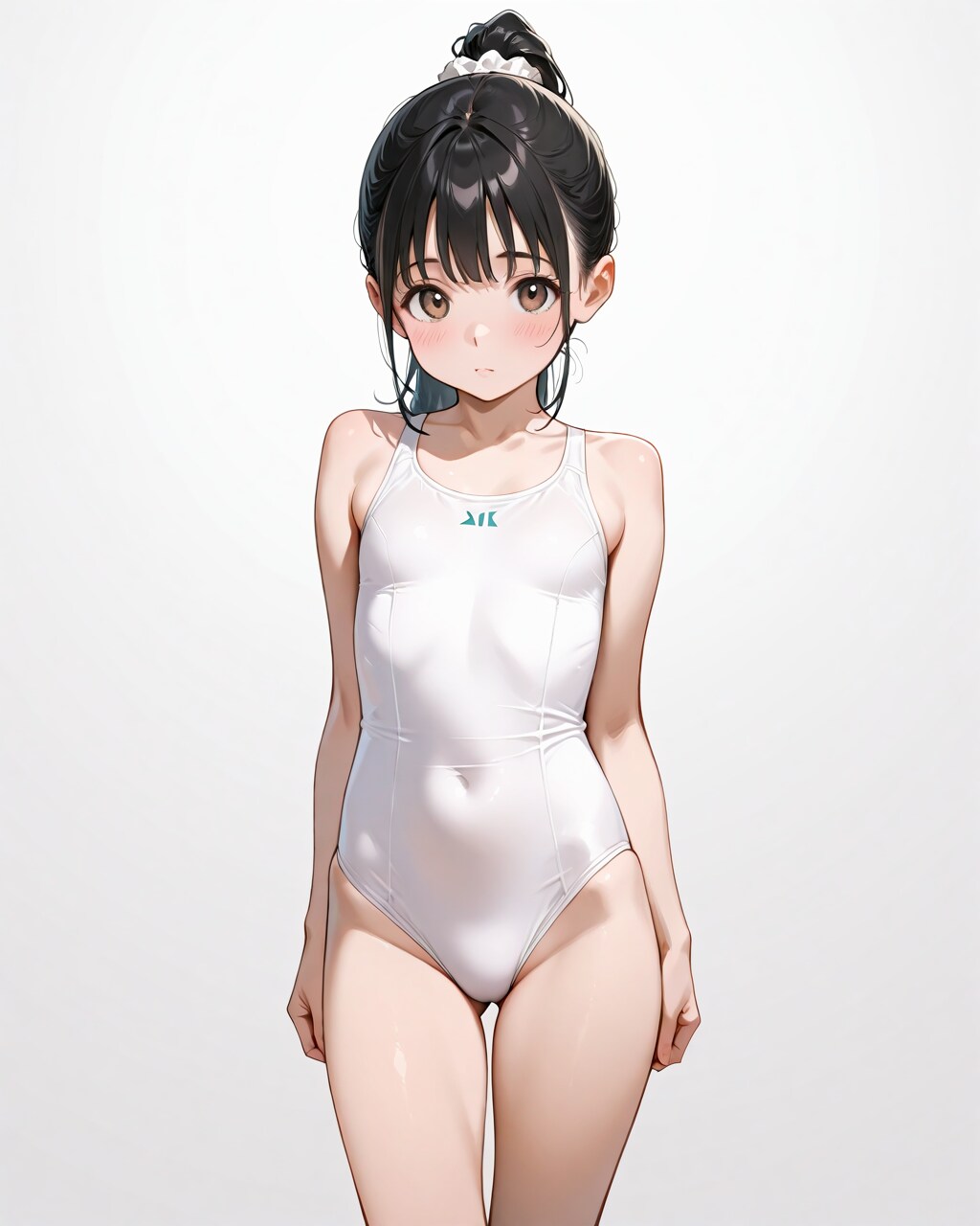 白水着でDOGEZA