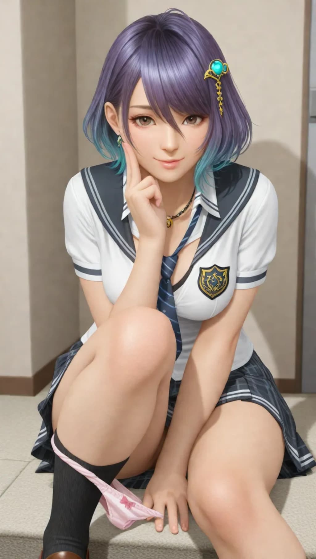 中が気になるのかな～？