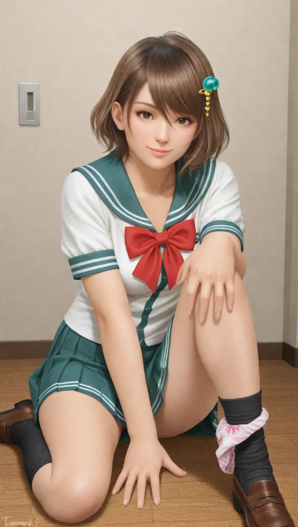 中が気になるのかな～？