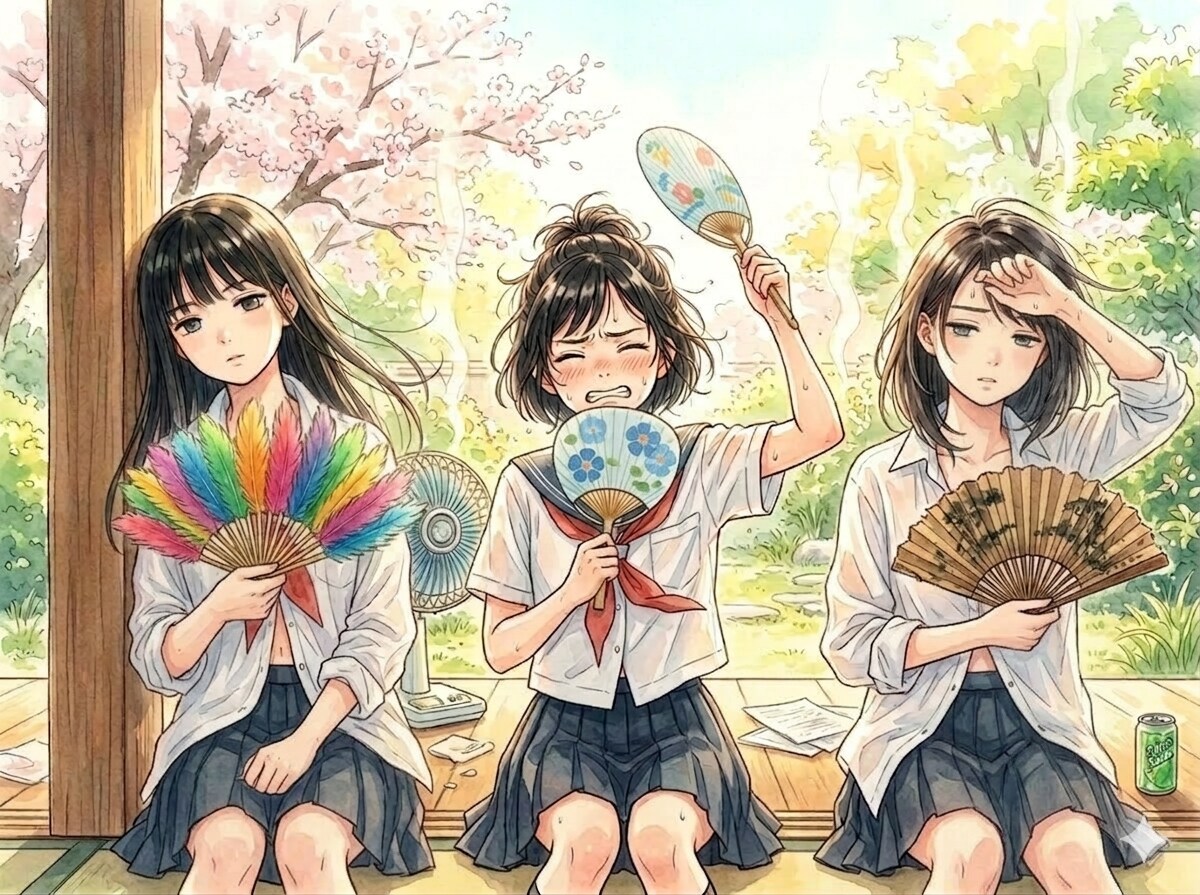 暑いから仕方ないね