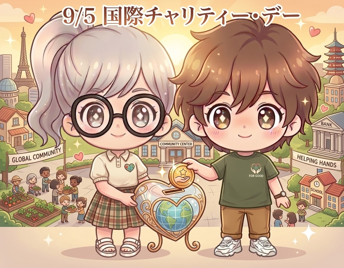 今日は「国際チャリティー・デー」 | の人気AIイラスト・グラビア