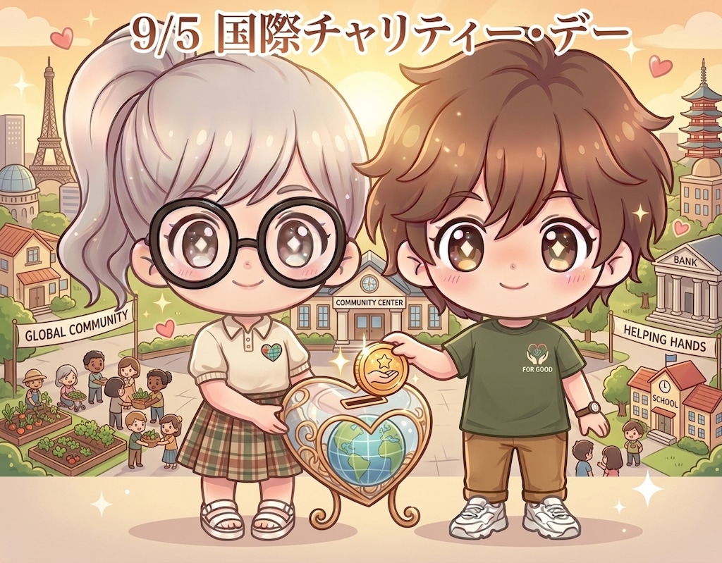 今日は「国際チャリティー・デー」