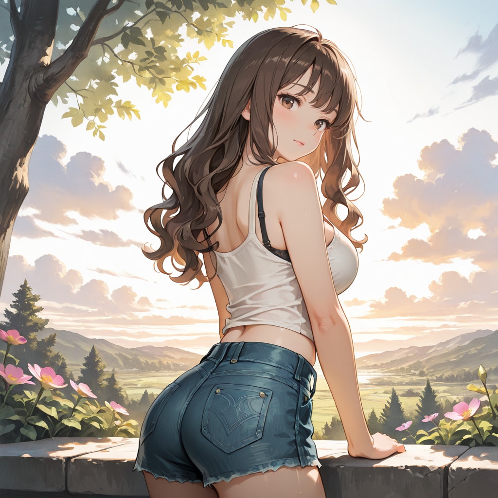 黄昏、澪ちゃん