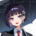雨の日の女性 2025 4枚目