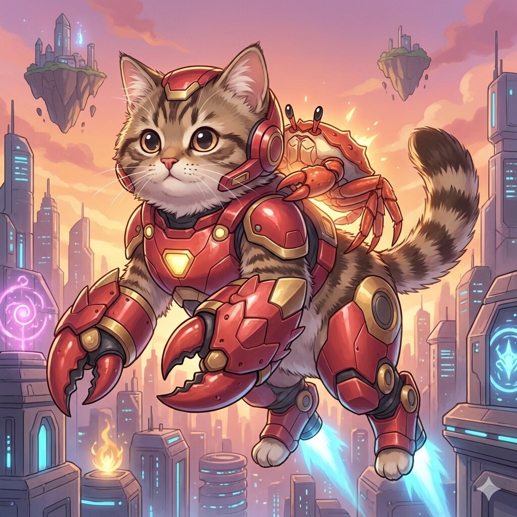 ねこさまパワードスーツ🦀
