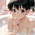 牛乳風呂 3枚目