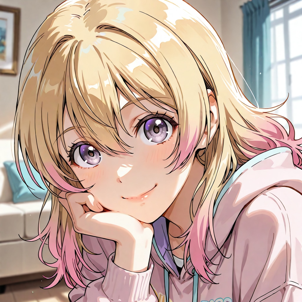 ん～ん、なんでもない！