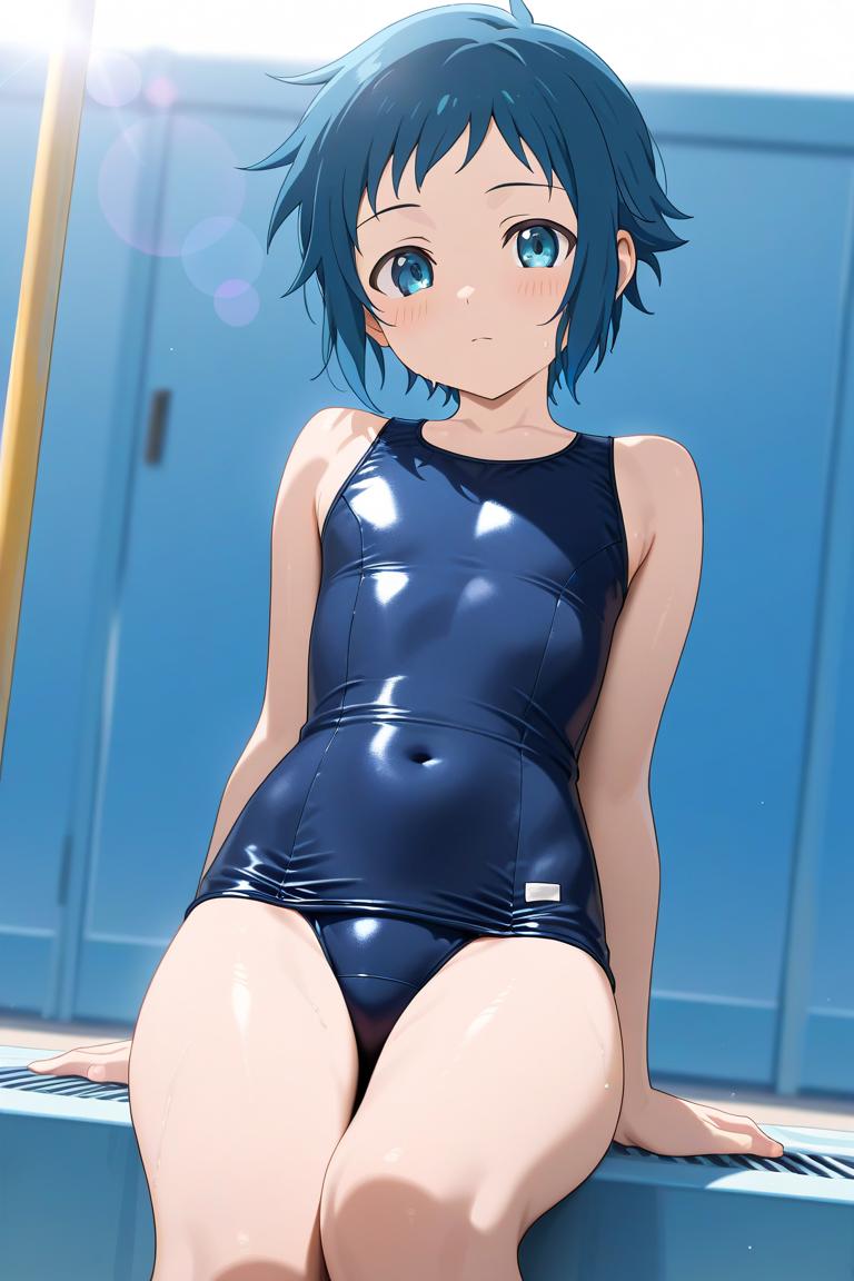 ガンダムビルドファイターズ　イオリ・セイ　スク水