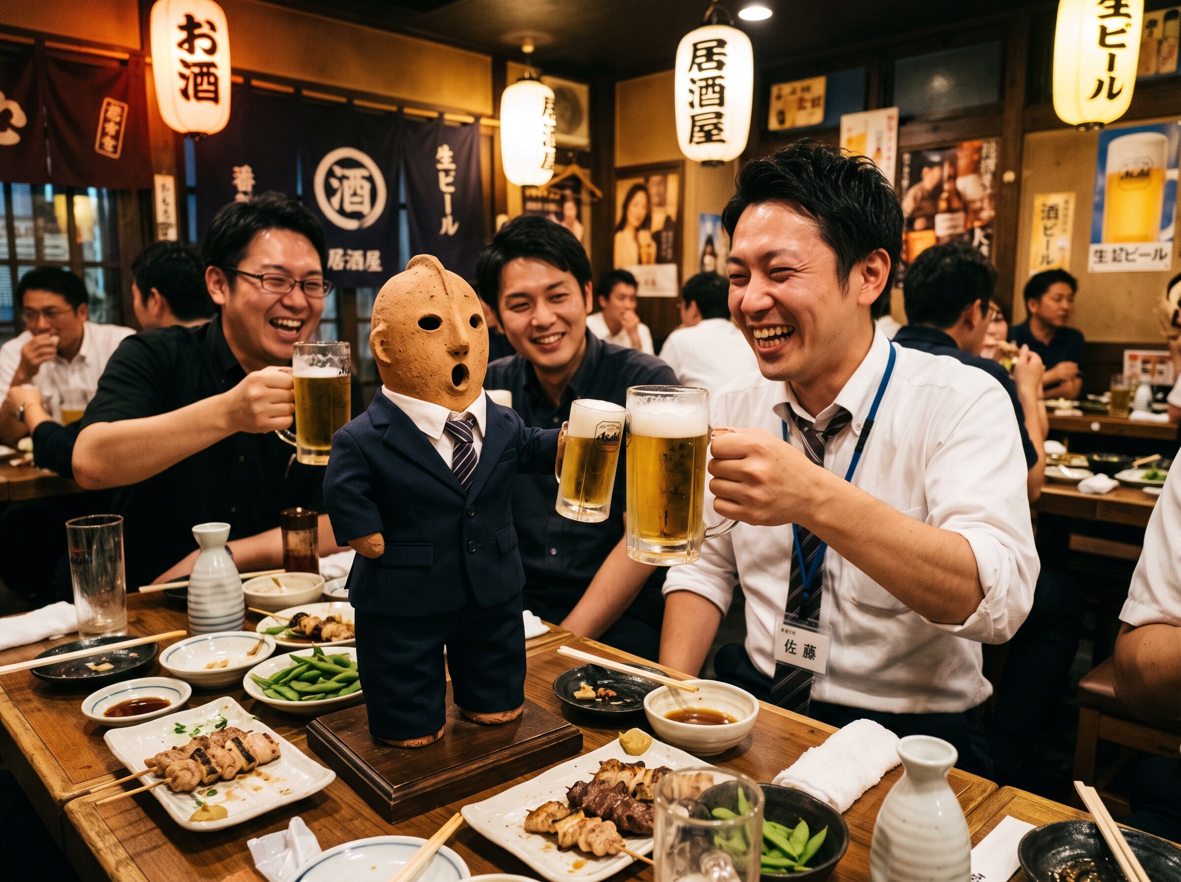 踊る埴輪酒 | の人気AIイラスト・グラビア