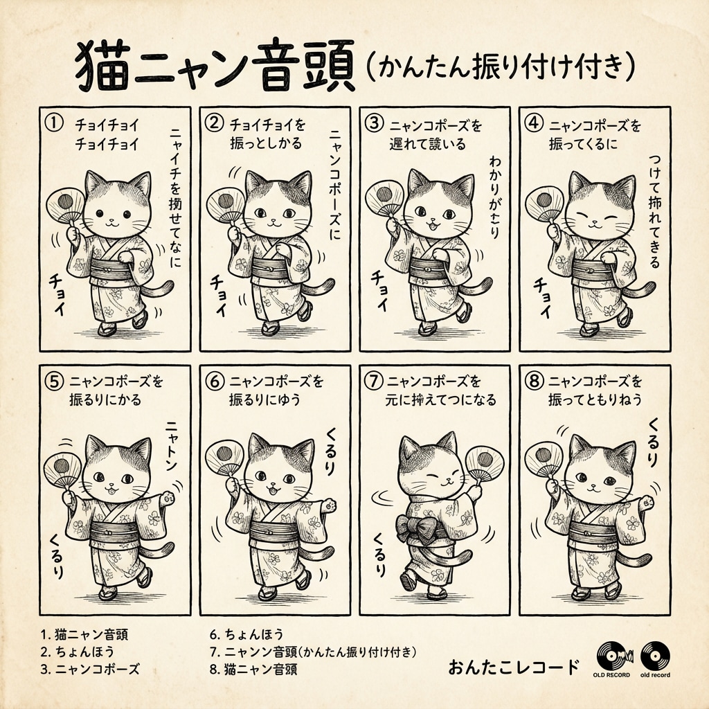 猫ニャン音頭(振り付けつき)