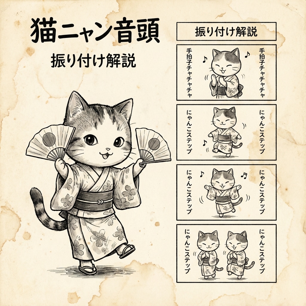 猫ニャン音頭(振り付けつき)
