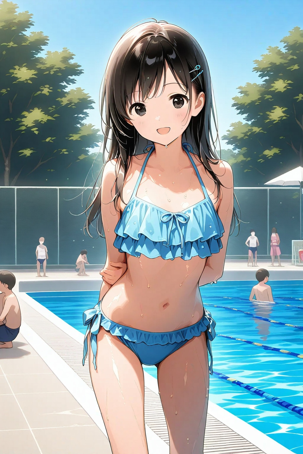 市民プールの三女ちゃん⛄✨