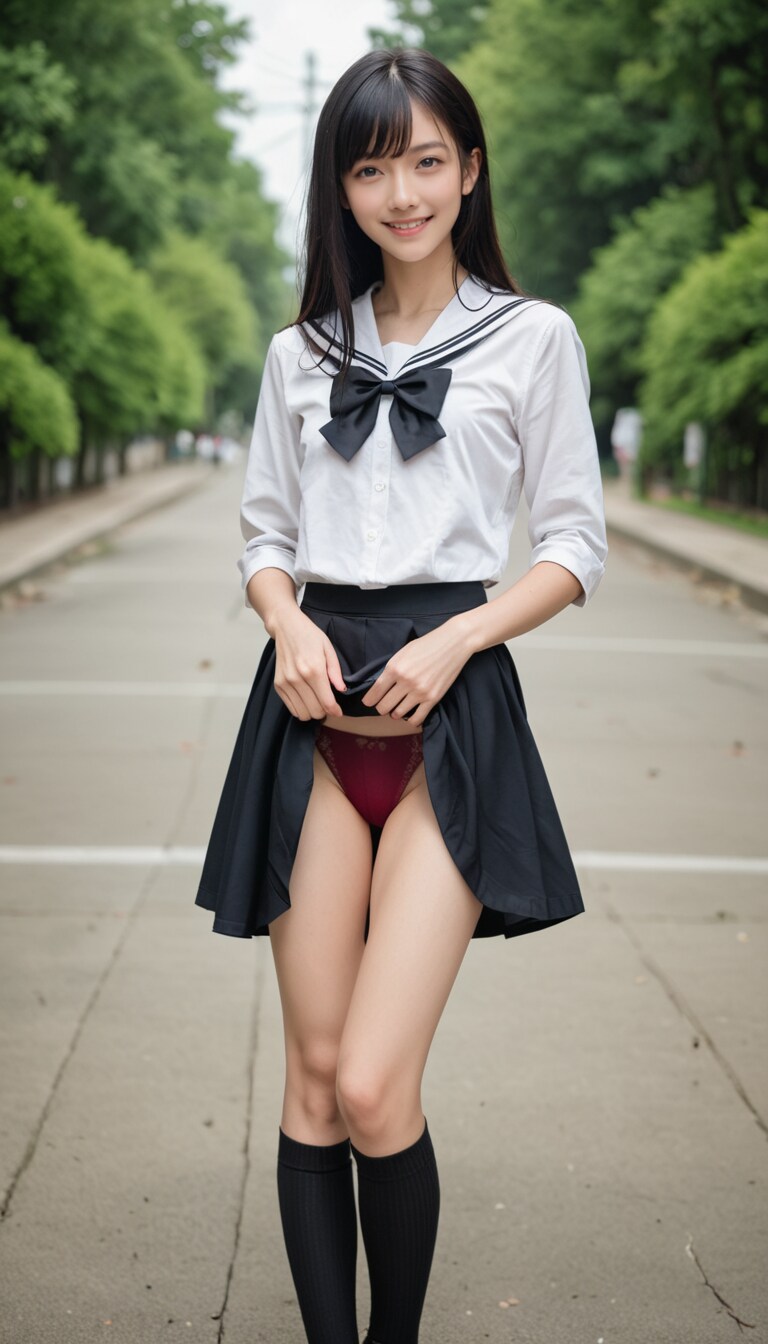 JK撮影04～学校指定の下着調査パンチラ～