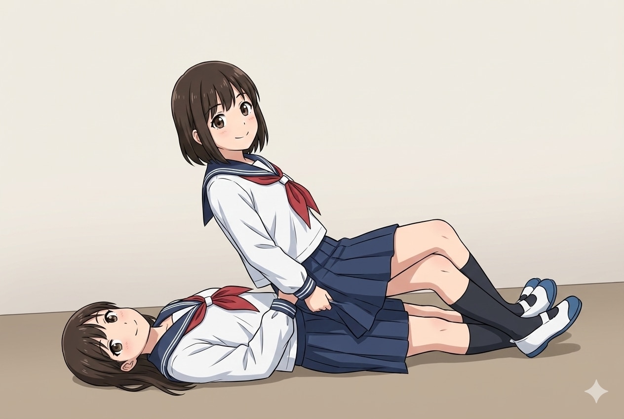 双子の幽体離脱 | の人気AIイラスト・グラビア