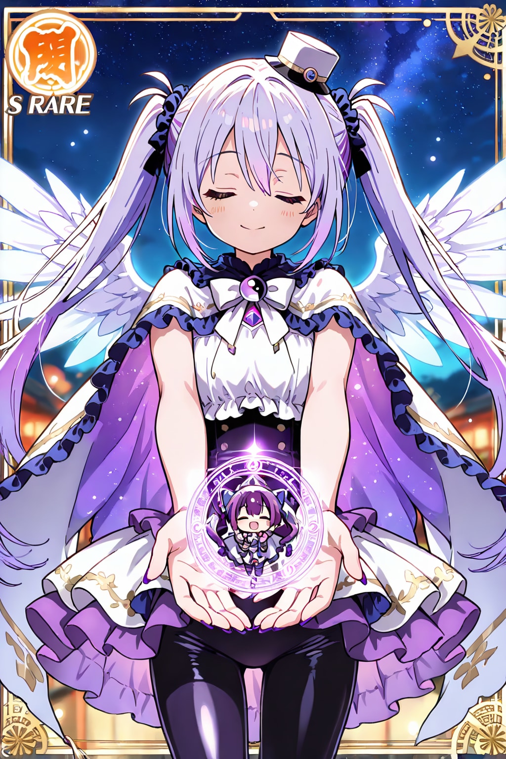 絵梨奈ちゃんのトレーディングカード❤️(特殊能力:魔法陣からチビ絵梨奈ちゃんを召喚する事が出来ます❗️)