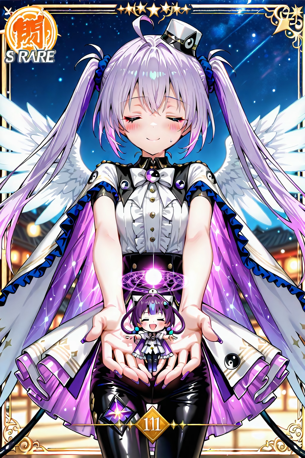 絵梨奈ちゃんのトレーディングカード❤️(特殊能力:魔法陣からチビ絵梨奈ちゃんを召喚する事が出来ます❗️)