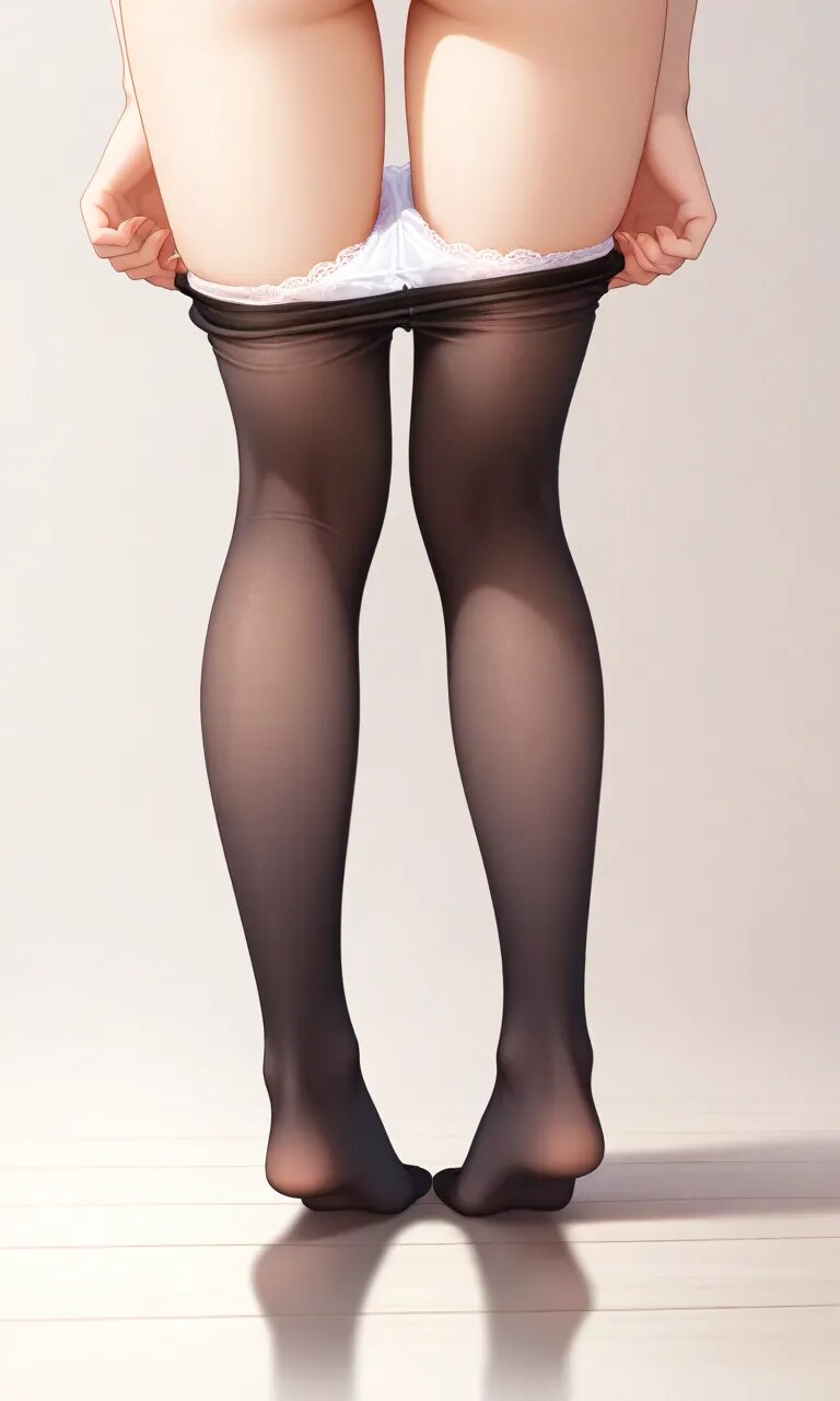タイツと一緒に