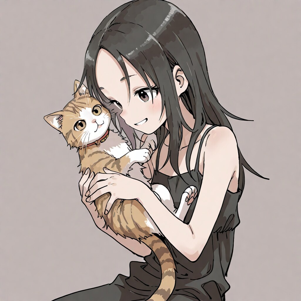 猫と少女 | の人気AIイラスト・グラビア