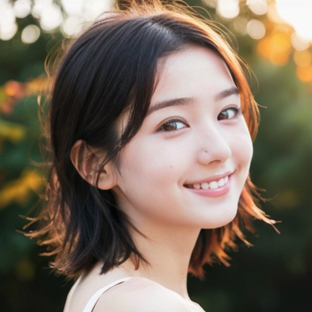 美女ポートレート-秋-5