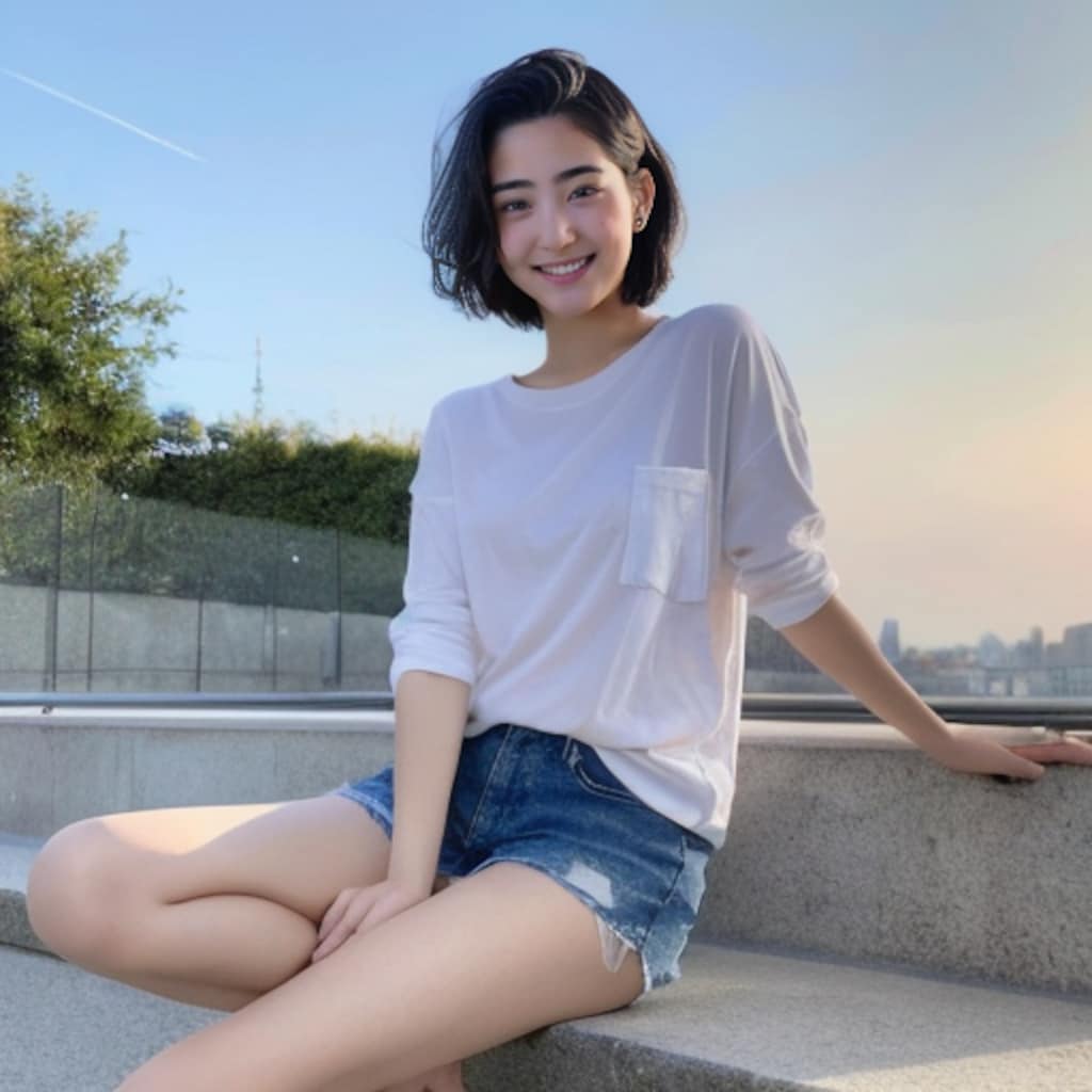 美女ポートレート-秋-5