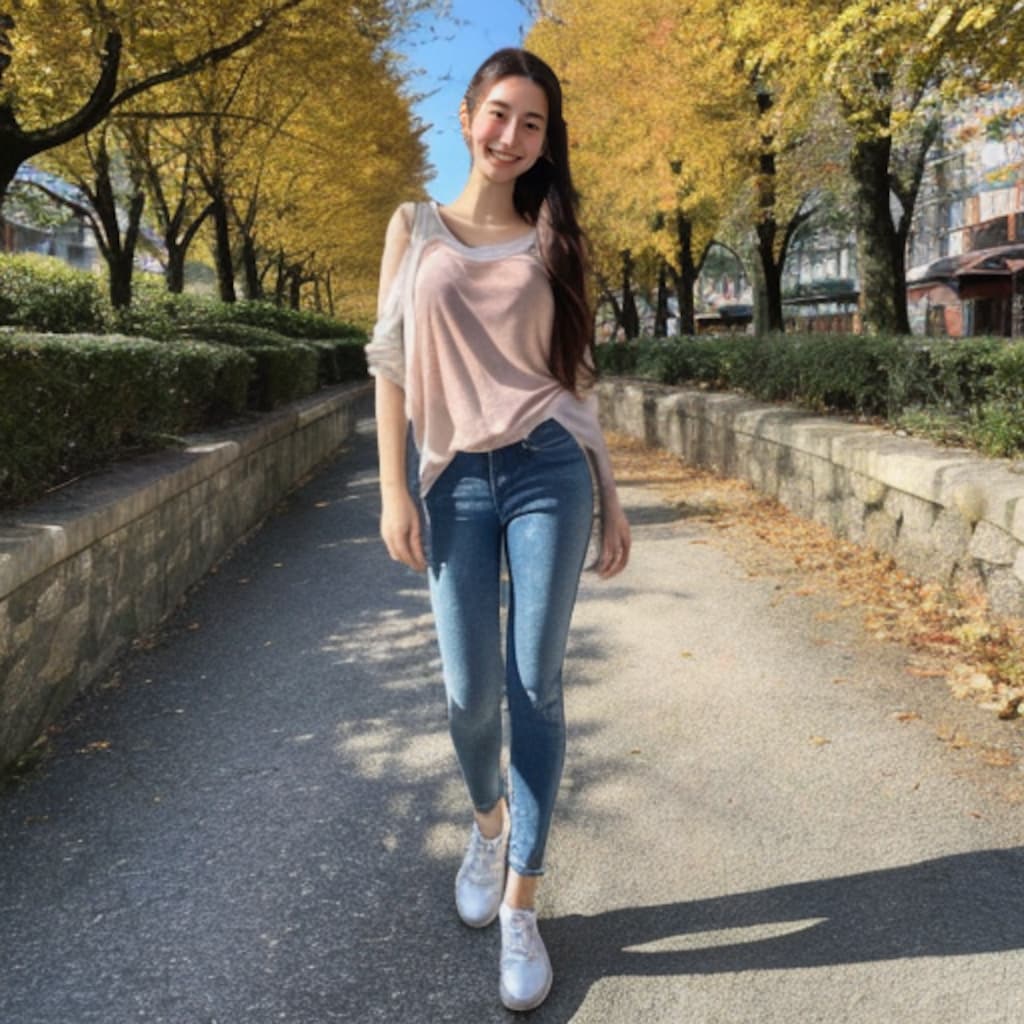 美女ポートレート-秋-5