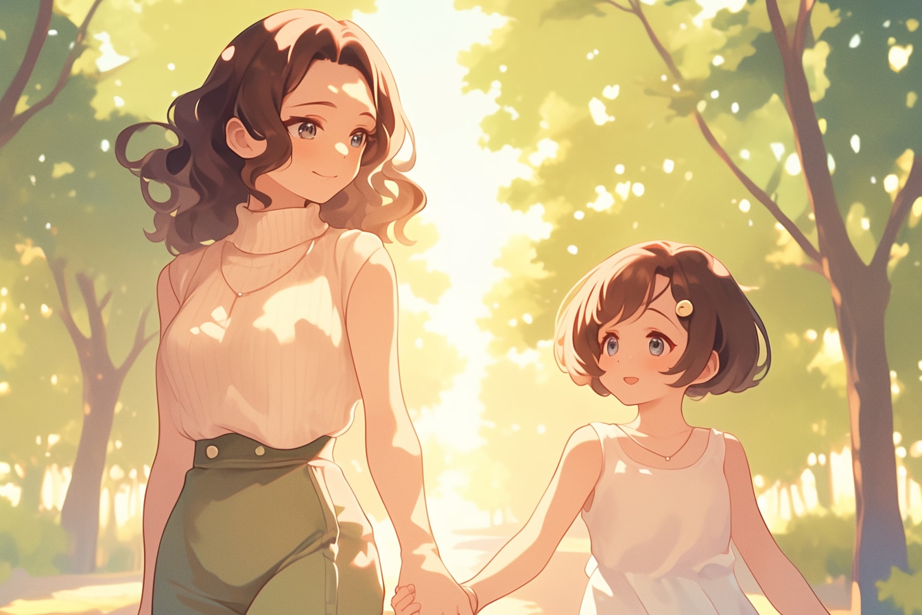 母と娘417 | の人気AIイラスト・グラビア