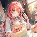 ゆめかわケーキパーティー【ホロライブ・さくらみこ】 4枚目