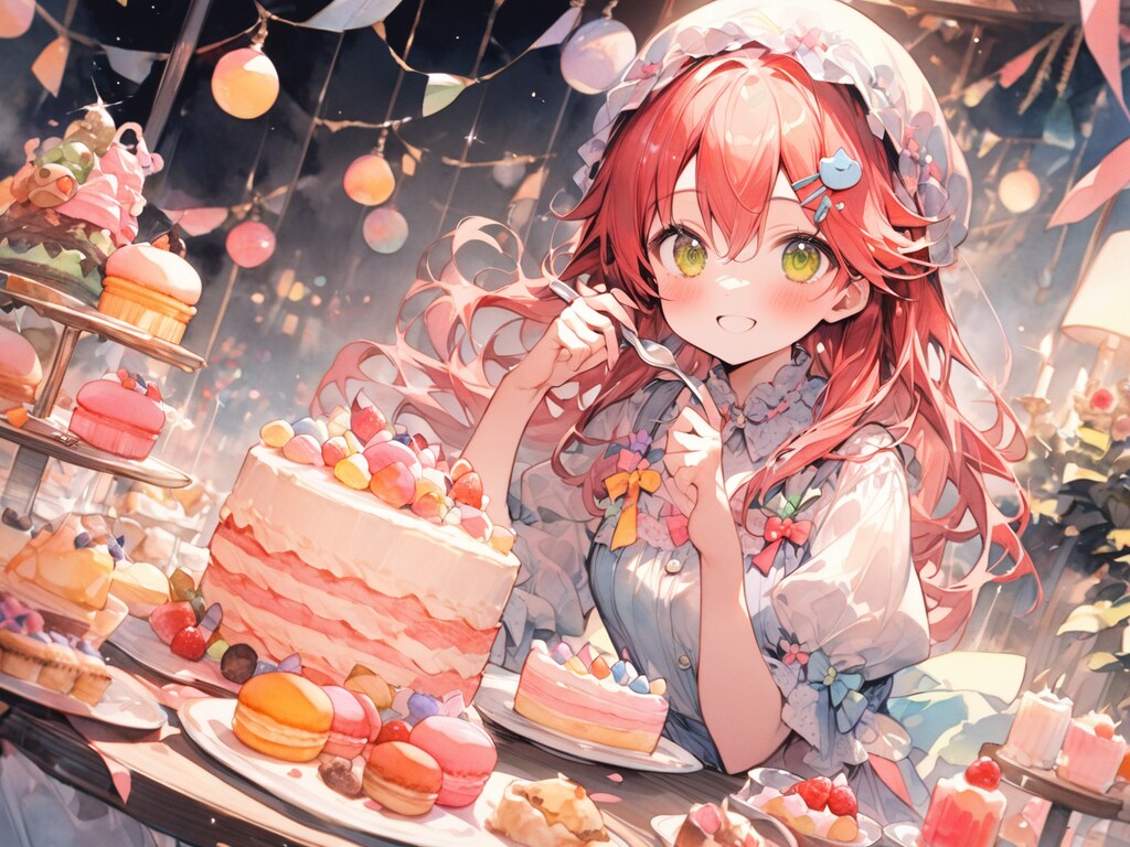 ゆめかわケーキパーティー【ホロライブ・さくらみこ】