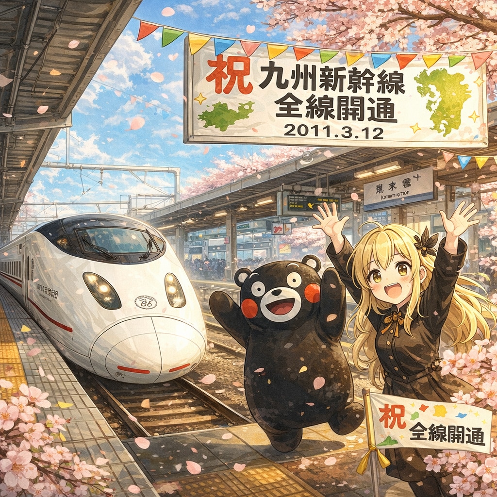 3月12日は九州新幹線全線開業日 | の人気AIイラスト・グラビア