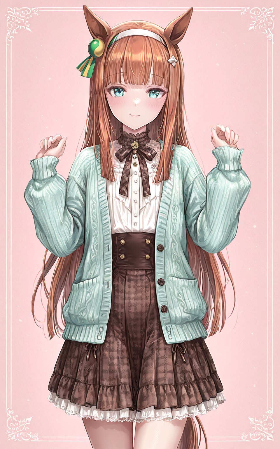 チョコミントコーデ