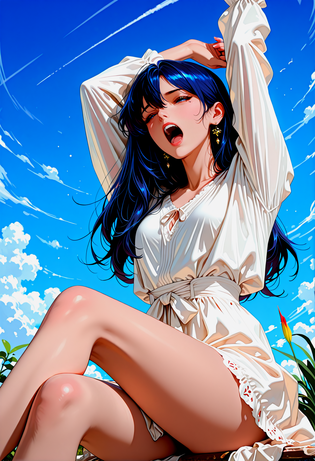 青空のあくび