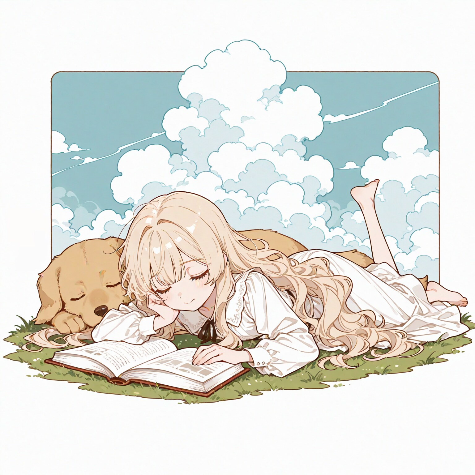 やさしい白の昼下がり
