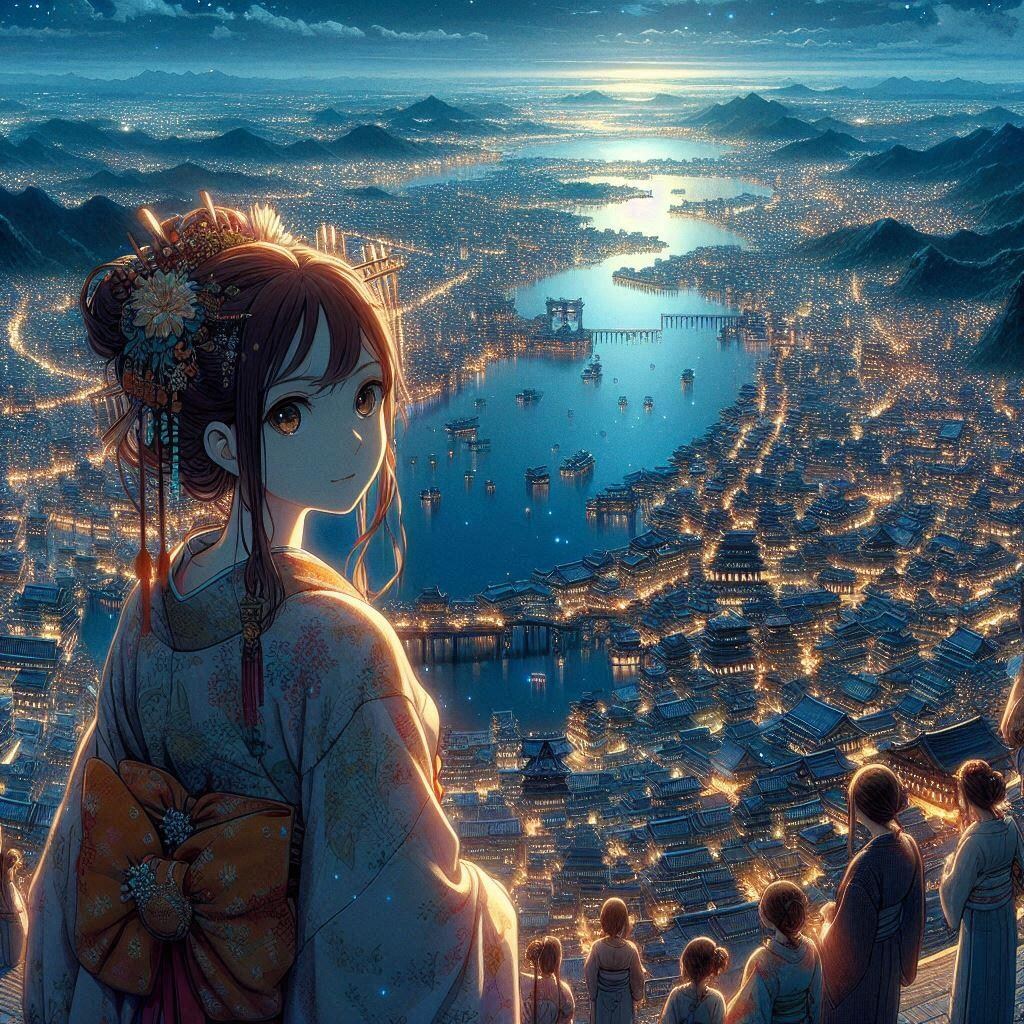 湖とパーティクル