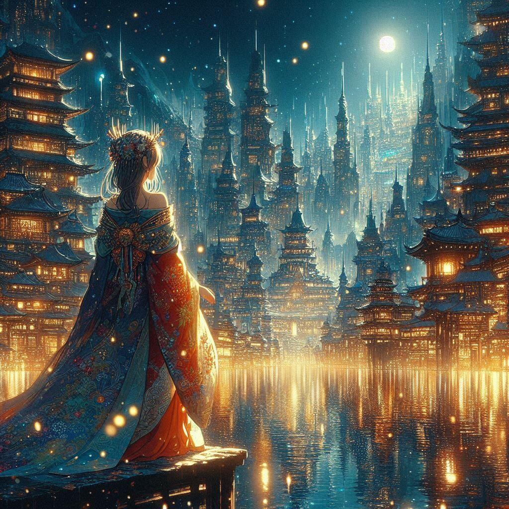 湖とパーティクル